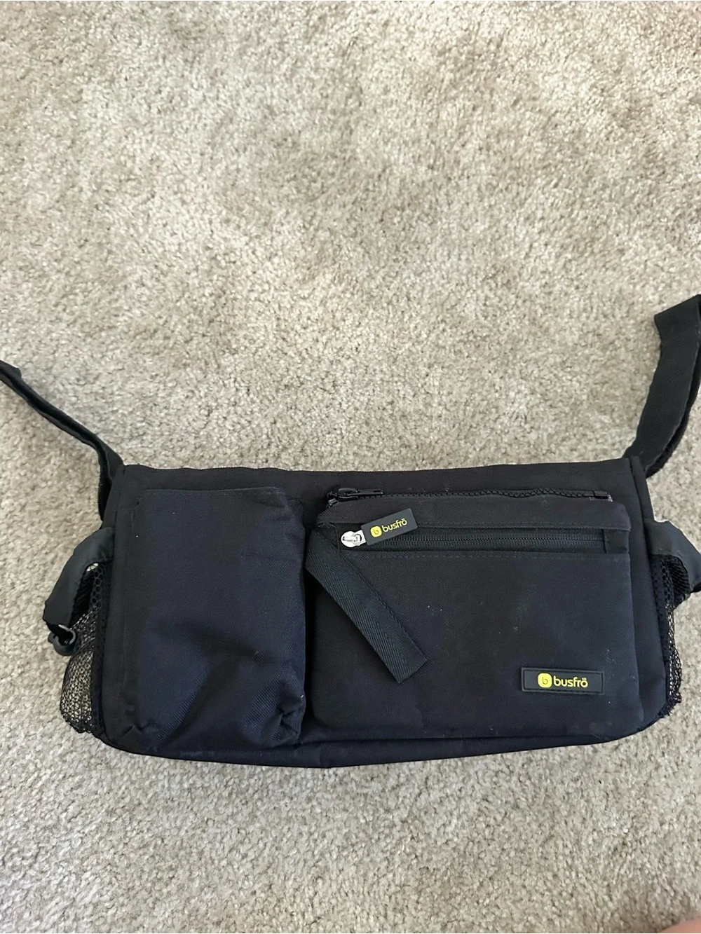 Stroller Organizer with Pockets, Zippers and Cupholders